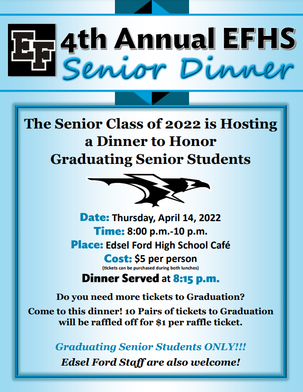 Senior Dinner 2022