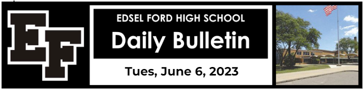 Daily Bulletin: Tues, June 6, 2023