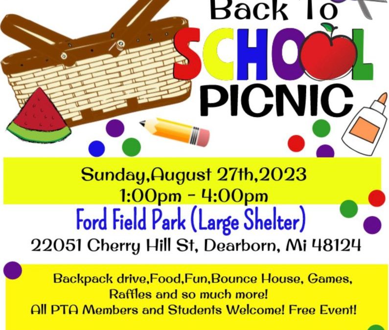 Dearborn PTA Council picnic on Sunday