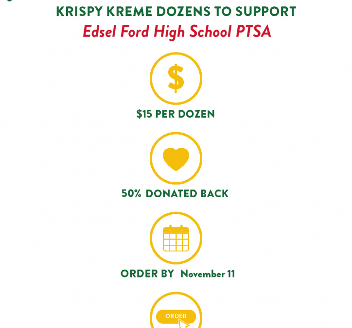           Edsel Ford PTSA Krispy Kreme Digital Dozen Fundraiser 