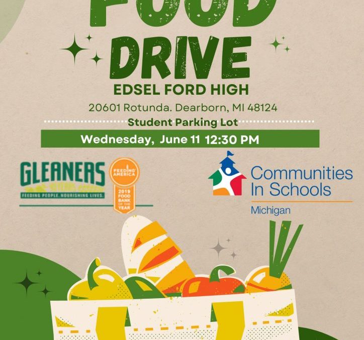 Food Drive Wednesday, June 11 At 12:30 pm مخزن الغذاء