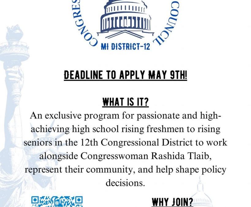 Opportunity to Join the Congressional Youth Advisory Council