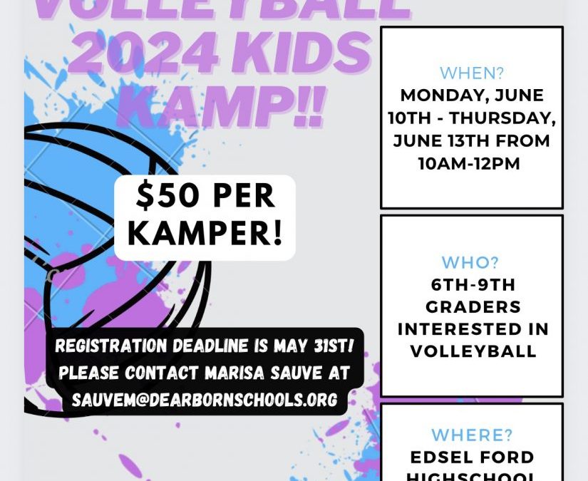 2024 Girls Volleyball Kids Camp