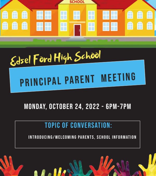 Principal Parent Meeting إجتماع المديرة مع الأهالي