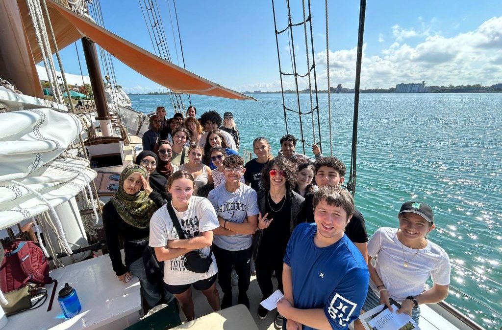 Schooner Sailboat Field Trip with Science Teacher Ms. Potter