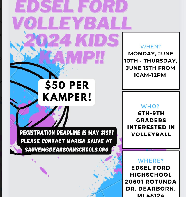 2024 Girls Volleyball Kids Camp